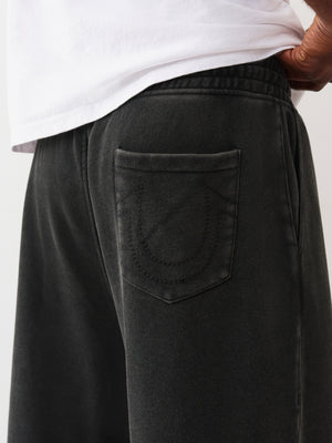 True Religion Sweatpants Tiger Vintage Jet Black