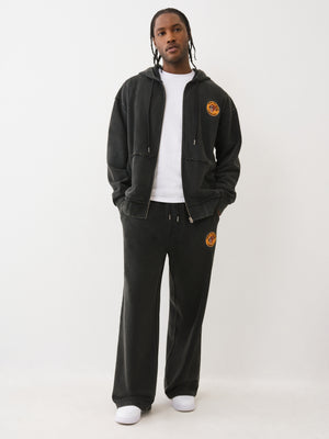 True Religion Sweatpants Tiger Vintage Jet Black