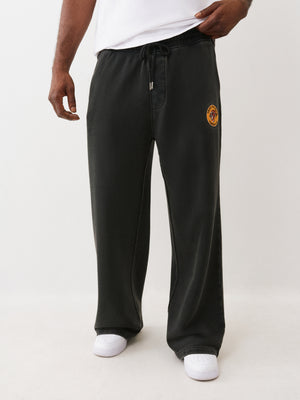 True Religion Sweatpants Tiger Vintage Jet Black