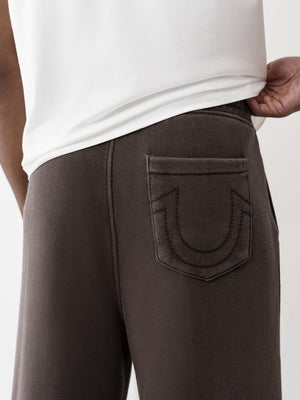 True Religion Sweatpants Tiger Vintage Dark Brown