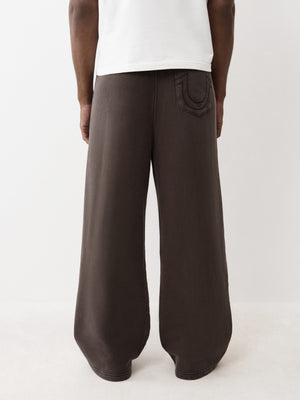 True Religion Sweatpants Tiger Vintage Dark Brown