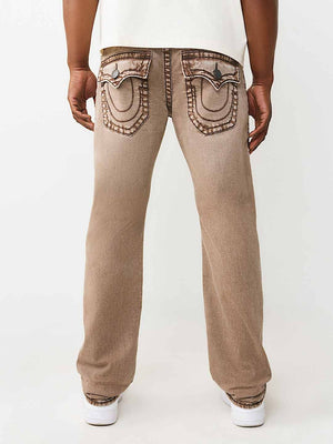 True Religion Jeans Ricky Supert Flp Jmmy Jean 34I Overgrown Tan Wash