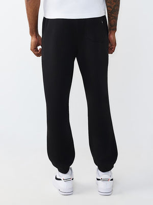 True Religion Jogger Mesh Print Buddha Jet Black