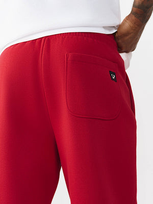 True Religion Jogger Mesh Print Buddha Travertine Red