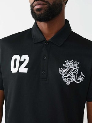 True Religion T-Shirt Ss Tr Crest Sport Jet Black