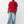 True Religion T-Shirt Ss Tr Crest Travertine Red