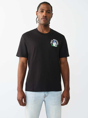 True Religion T-Shirt Ss True Earth Jet Black