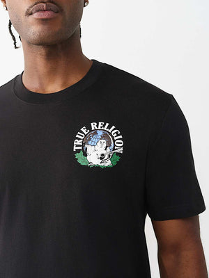 True Religion T-Shirt Ss True Earth Jet Black