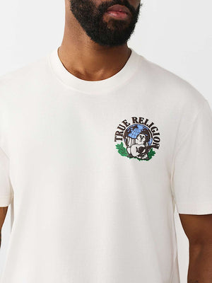 True Religion T-Shirt Ss True Earth Winter White