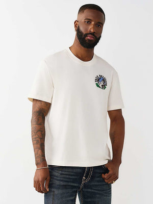 True Religion T-Shirt Ss True Earth Winter White