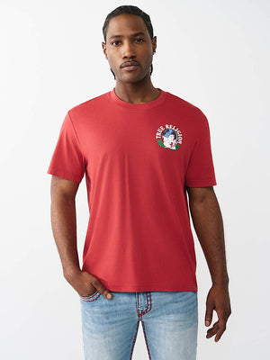 True Religion T-Shirt Ss True Earth Garnet