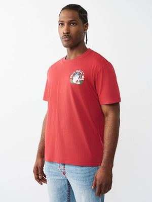 True Religion T-Shirt Ss True Earth Garnet