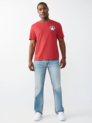 True Religion T-Shirt Ss True Earth Garnet