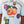True Religion T-Shirt Ss Orchard Stamps Baby Blue