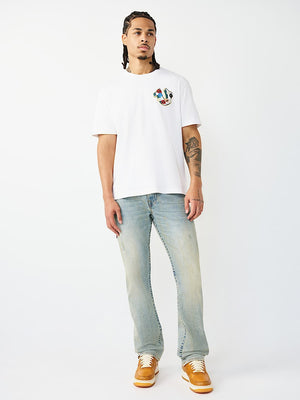 True Religion T-Shirt Ss Garden Hs Logo Optic White