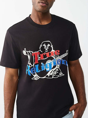 True Religion T-Shirt Ss Original Buddha Jet Black