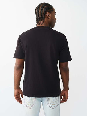 True Religion T-Shirt Ss Original Buddha Jet Black