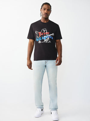 True Religion T-Shirt Ss Original Buddha Jet Black