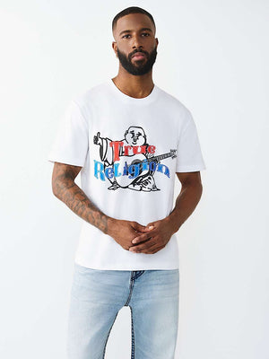 True Religion T-Shirt Ss Original Buddha Optic White
