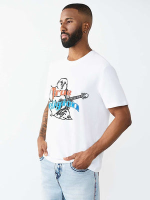 True Religion T-Shirt Ss Original Buddha Optic White