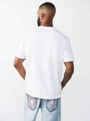 True Religion T-Shirt Ss Original Buddha Optic White