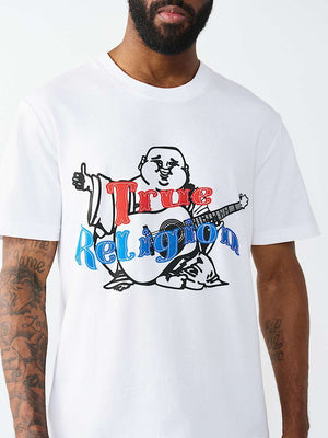 True Religion T-Shirt Ss Original Buddha Optic White