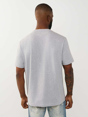 True Religion T-Shirt Ss World Tour Champs Heather Grey