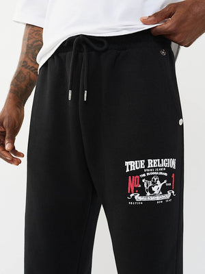 TRUE RELIGION JOGGER NUMBER ONE SRS JET BLACK