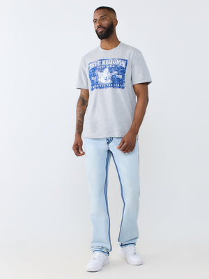 True Religion T-Shirt Brick Buddha Heather Grey