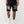 True Religion Shorts Sketched Logo Fleece Jet Black