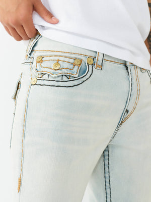 True Religion Jeans Rocco Super T Flap Light Wash