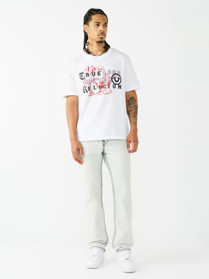 True Religion Jeans Rocco Super T Flap Light Wash