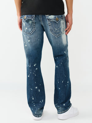True Religion Jeans Ricky Super T Flap 34 In Nocturne Drive Dark Wash