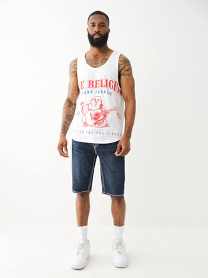 True Religion Ricky Shorts Super T Dark Wash-True Religion