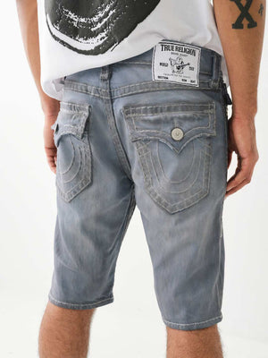True Religion Rocco Shorts Super T Grey Wash-True Religion