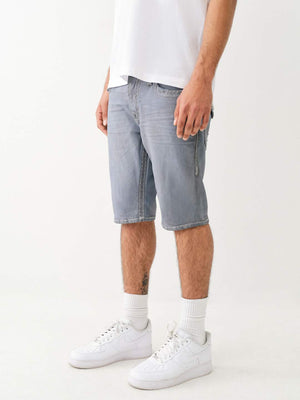 True Religion Rocco Shorts Super T Grey Wash-True Religion