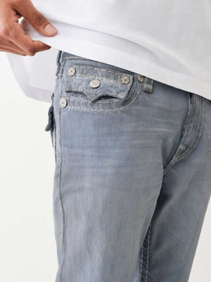 True Religion Rocco Shorts Super T Grey Wash-True Religion