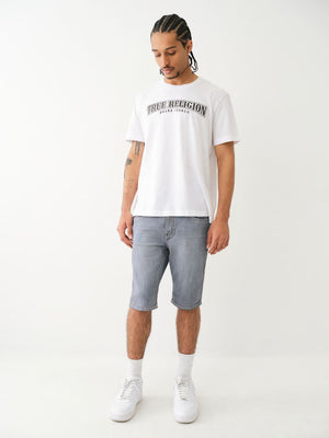 True Religion Rocco Shorts Super T Grey Wash-True Religion
