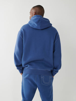 Big T Logo Relaxed Hoodie-True Religion