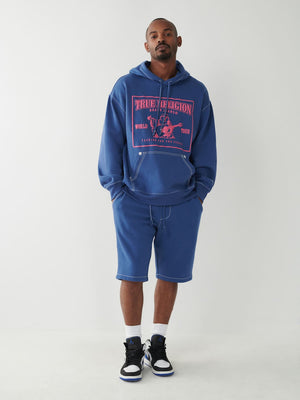 Big T Logo Relaxed Hoodie-True Religion