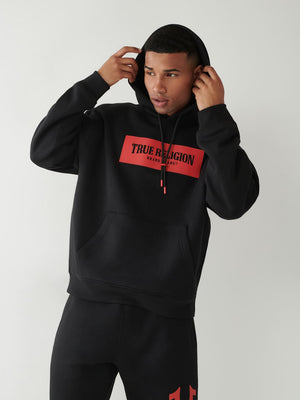 Logo Relaxed Hoodie-True Religion