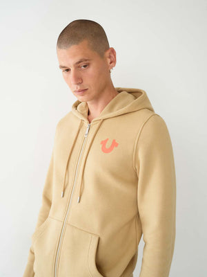 Horseshoe Logo Zip Hoodie-True Religion