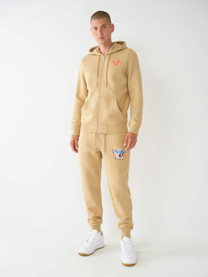 Horseshoe Logo Zip Hoodie-True Religion