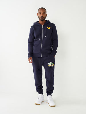 Horseshoe Logo Zip Hoodie-True Religion