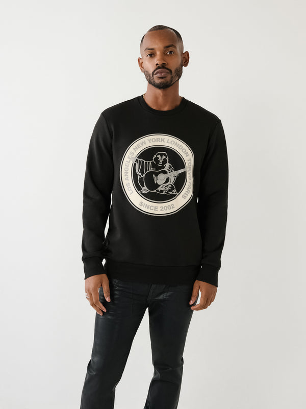 True Religion City Buddha Sweater Jet Black