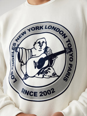 True Religion City Buddha Sweater Winter White-True Religion