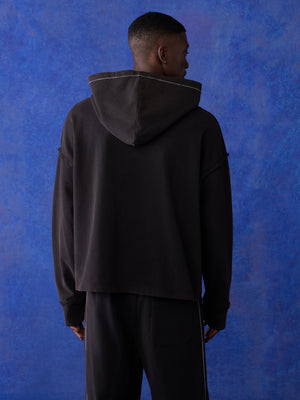 True Religion Blu X Tr Hoodie Faint Black-True Religion