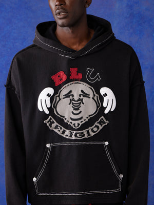 True Religion Blu X Tr Hoodie Faint Black-True Religion