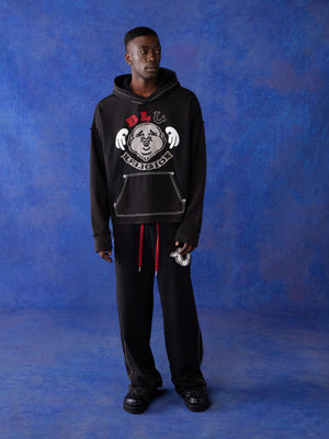 True Religion Blu X Tr Hoodie Faint Black-True Religion