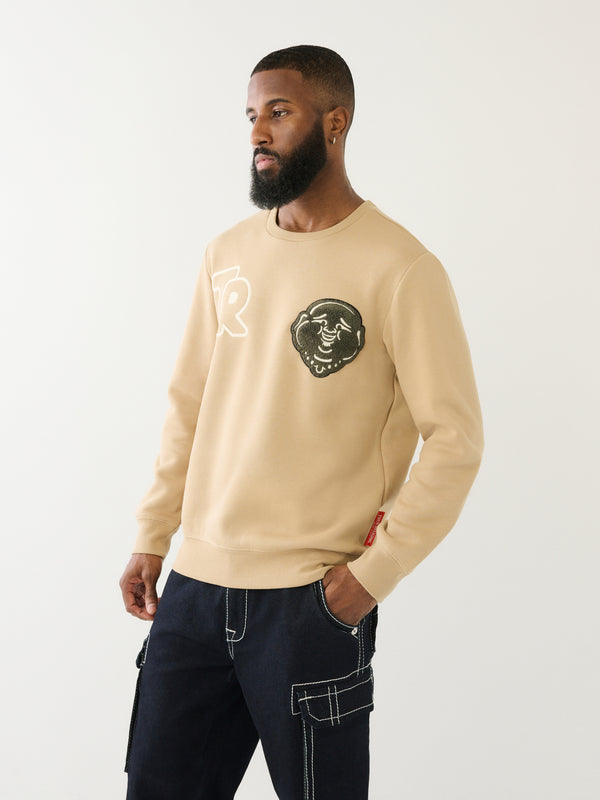 True Religion Tr Buddha Sweater Embro Travertine